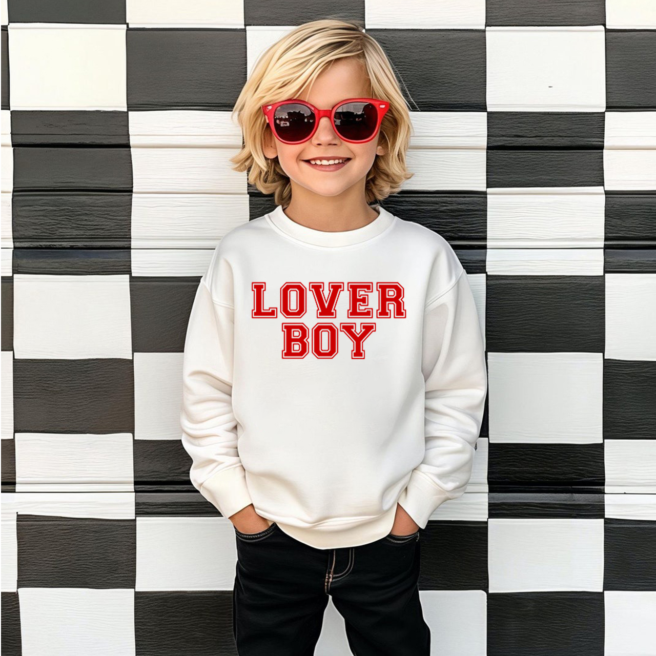 Lover Boy Valentine's Day Kid's Sweatshirt