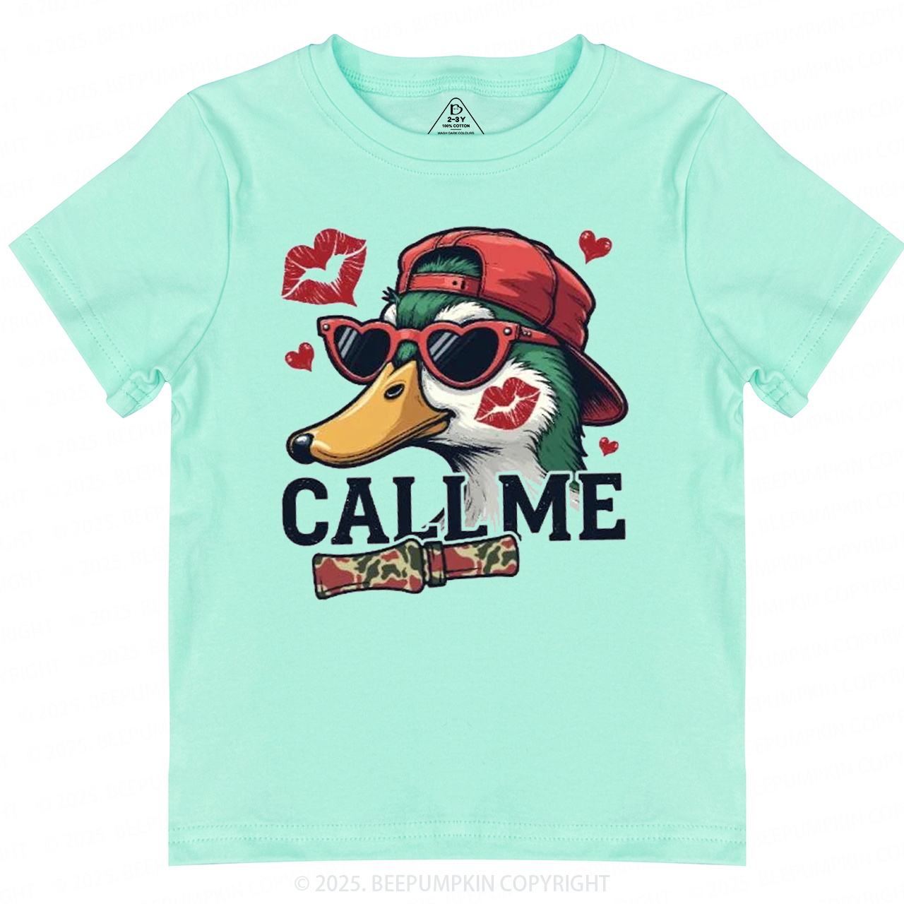 Duck Hunting Valentine's Day Toddler&Kid's Tees Beepumpkin
