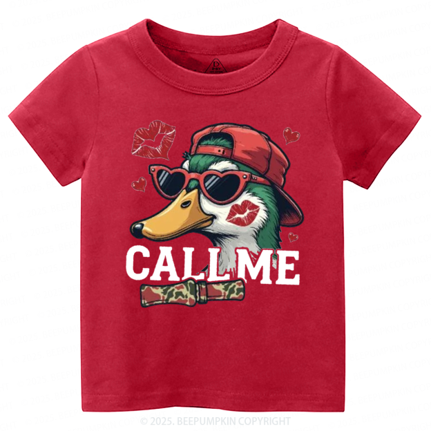Duck Hunting Valentine's Day Toddler&Kid's Tees Beepumpkin