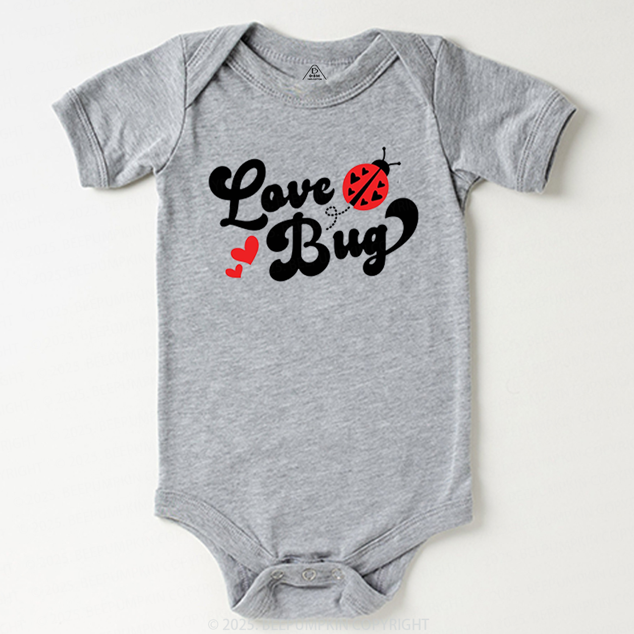 Love Bug Valentine's Day Bodysuit Beepumpkin