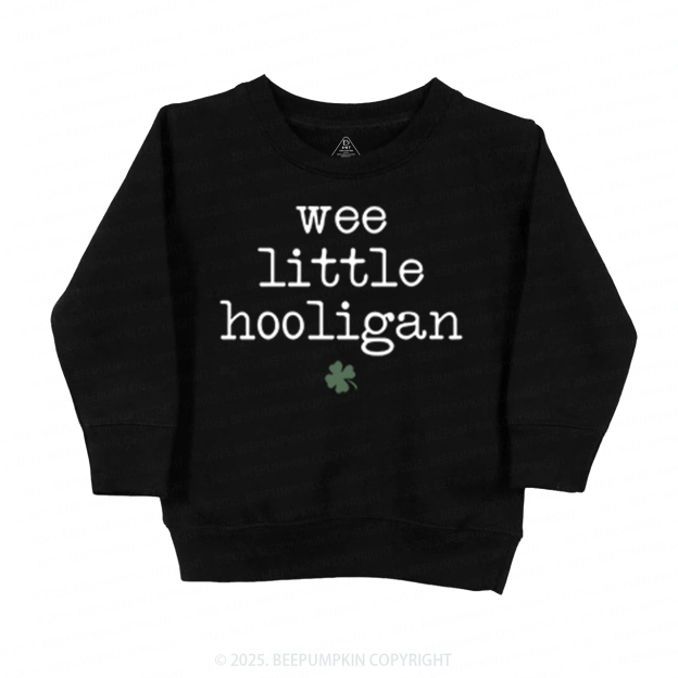 Wee Little Hooligan St. Patrick's Day Kid's Sweatshirt