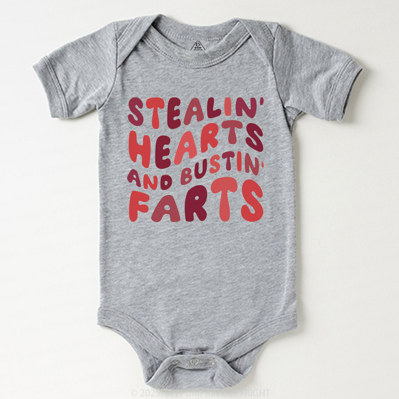 Stealin Hearts And Bustin Farts Valentine's Day Bodysuit Beepumpkin