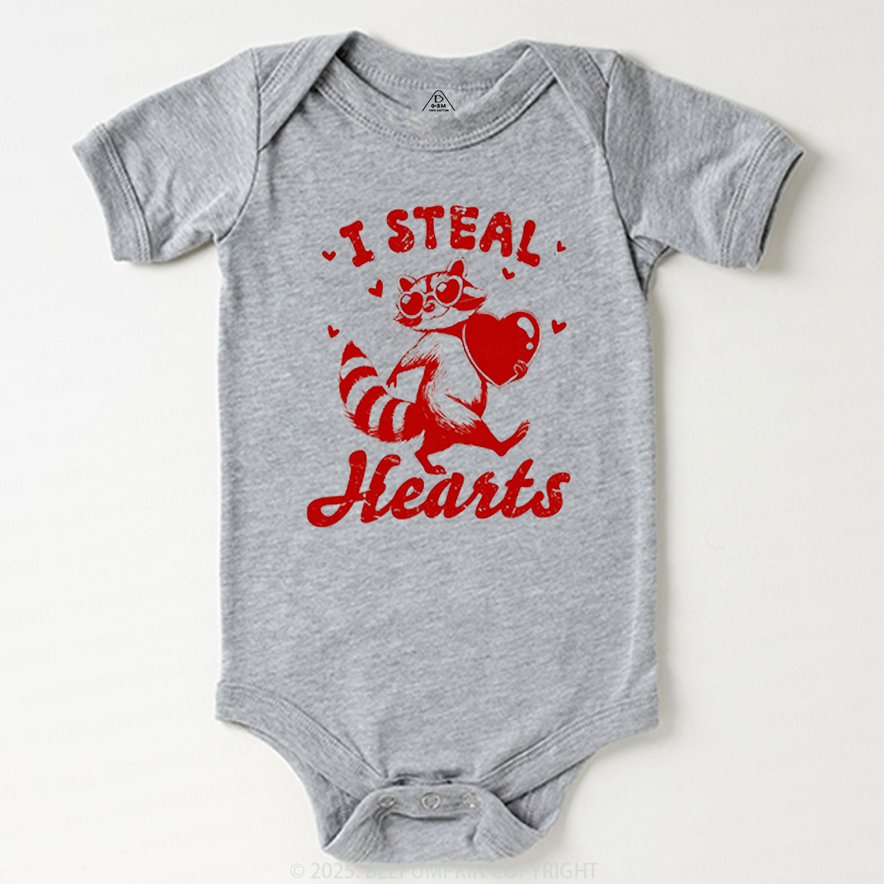 I Steal Hearts Valentine's Day Bodysuit Beepumpkin
