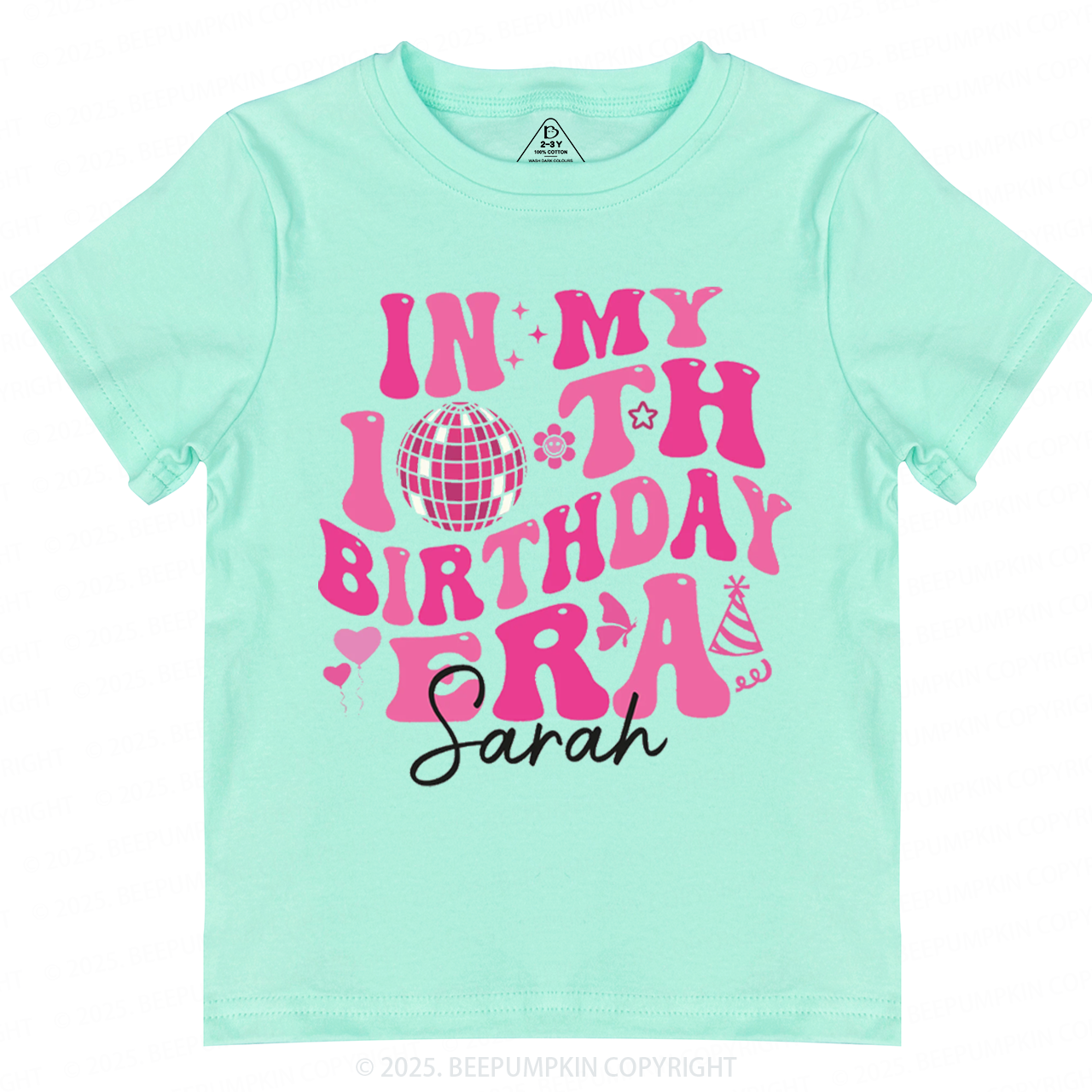 Personalized In My Birthday Era Toddler&Kid's Tees Beepumpkin