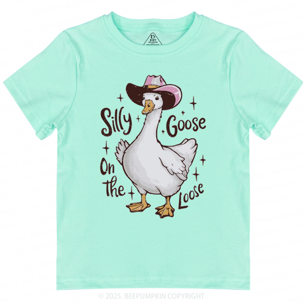 Silly Goose On The Loose Toddler&Kid's Tees Beepumpkin