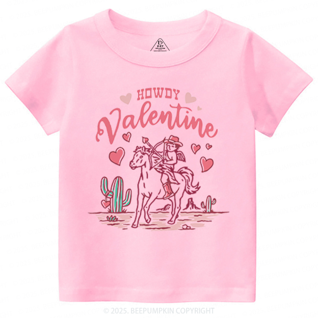 Howdy Valentine Toddler&Kid's Tees Beepumpkin
