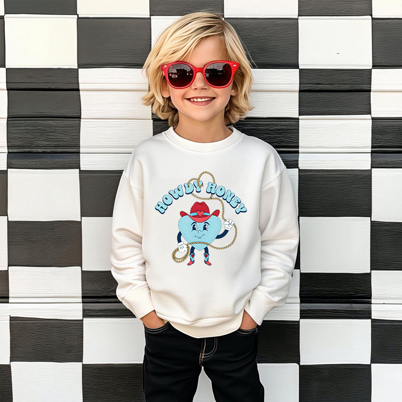 Howdy Honey Kid's Sweatshirt
