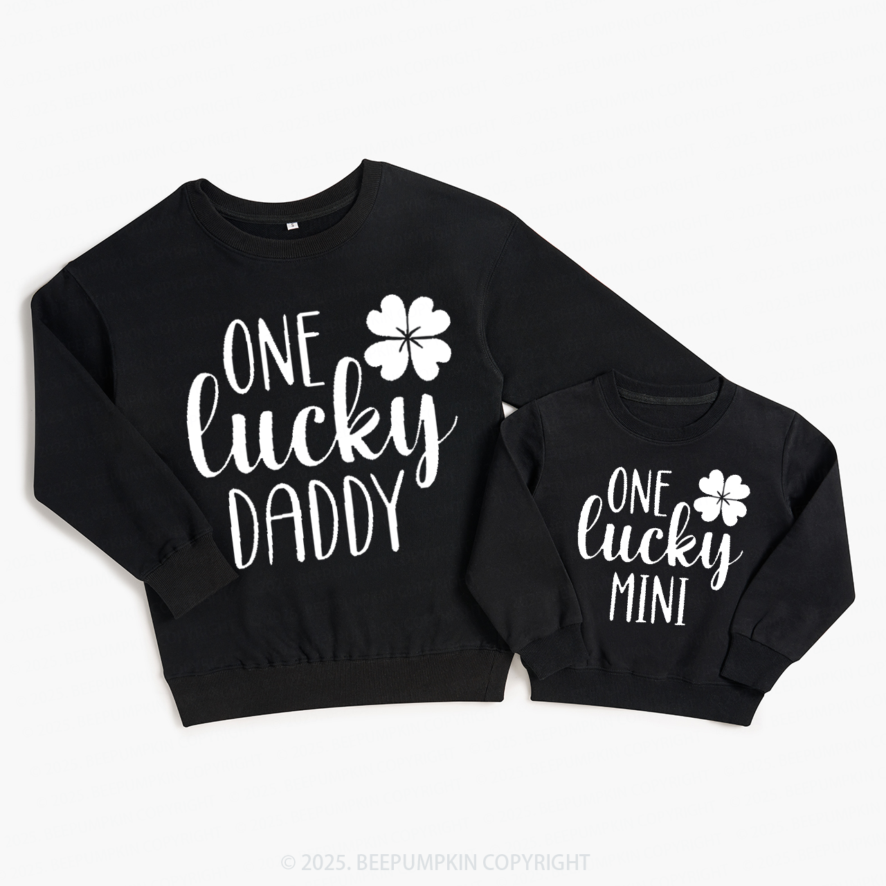 Personalized One Lucky St.Patricks Day Family Matching Sweatshirt2