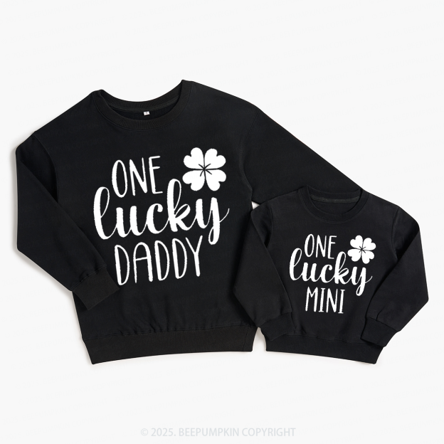 Personalized One Lucky St.Patricks Day Family Matching Sweatshirt2