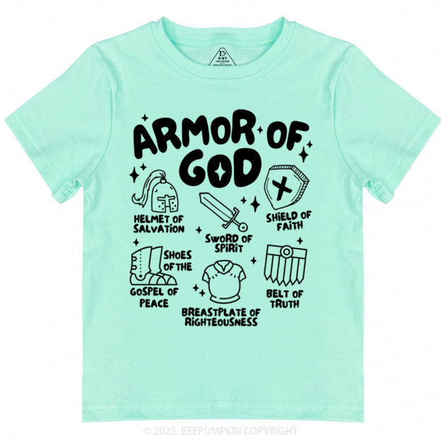 Armor of God Toddler&Kid's Tees Beepumpkin