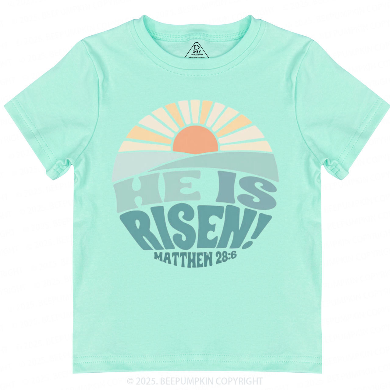 He is Risen Toddler&Kid's Tees Beepumpkin