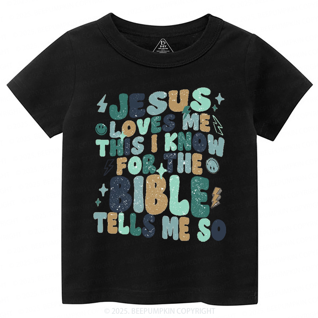 Jesus Loves Me Toddler&Kid's Tees Beepumpkin