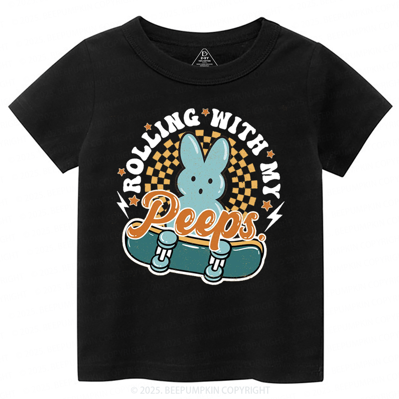Rolling With My Peeps Toddler&Kid's Tees Beepumpkin