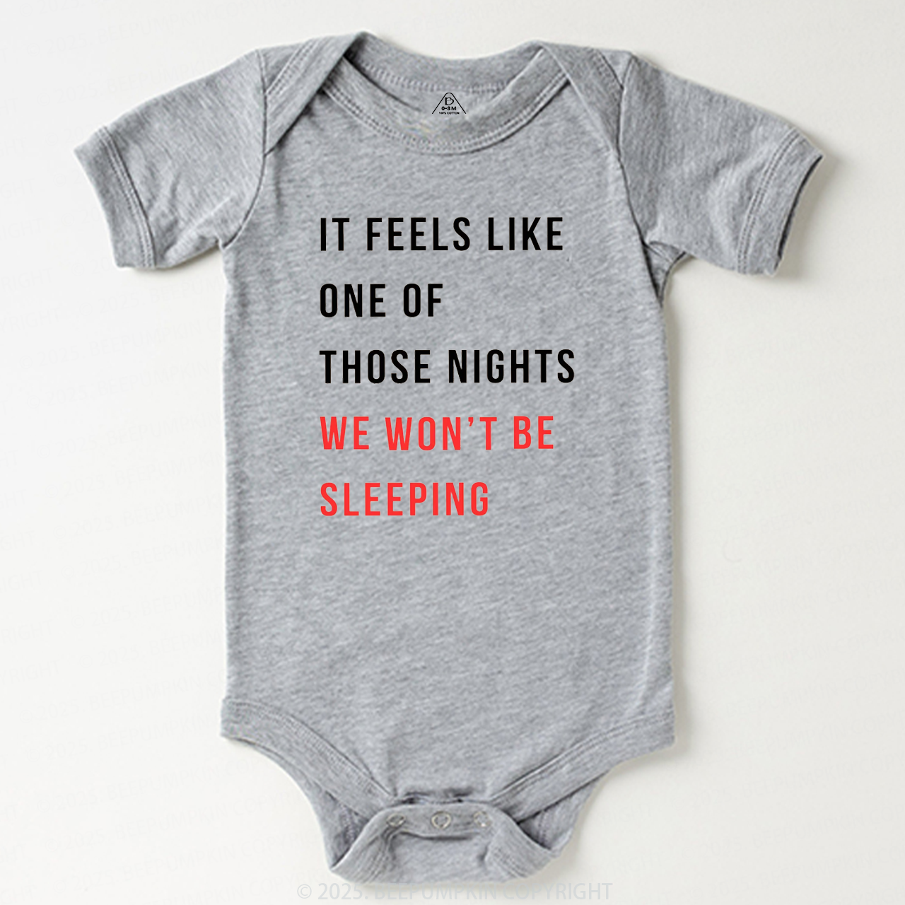 We Won't Be Sleeping Bodysuit Beepumpkin