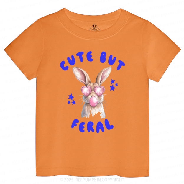 Cute But Feral Toddler&Kid's Tees Beepumpkin