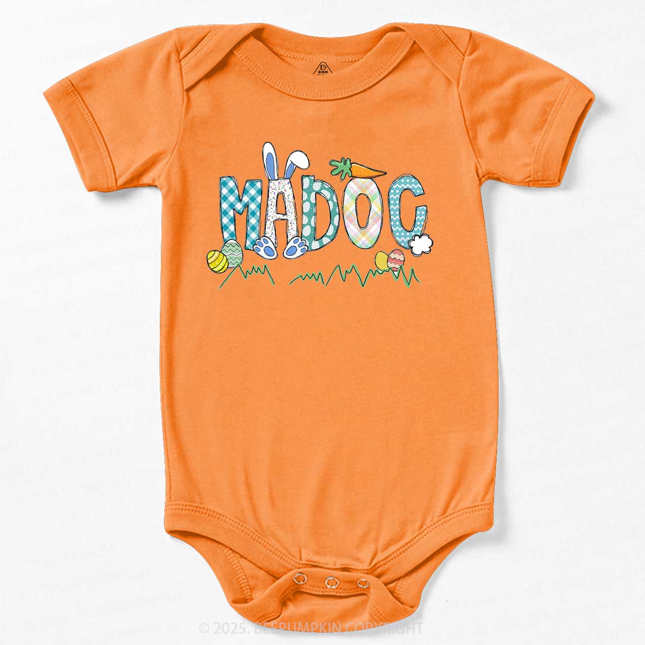 Personalized Easter Name Bodysuit Beepumpkin