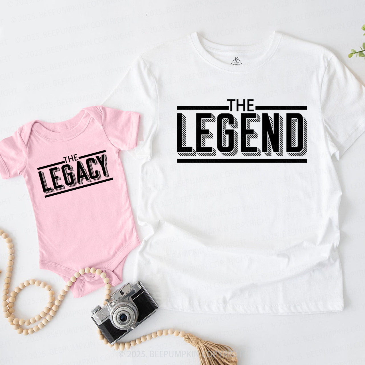 Legend & Legacy Matching Dad and me Bodysuit & Shirts