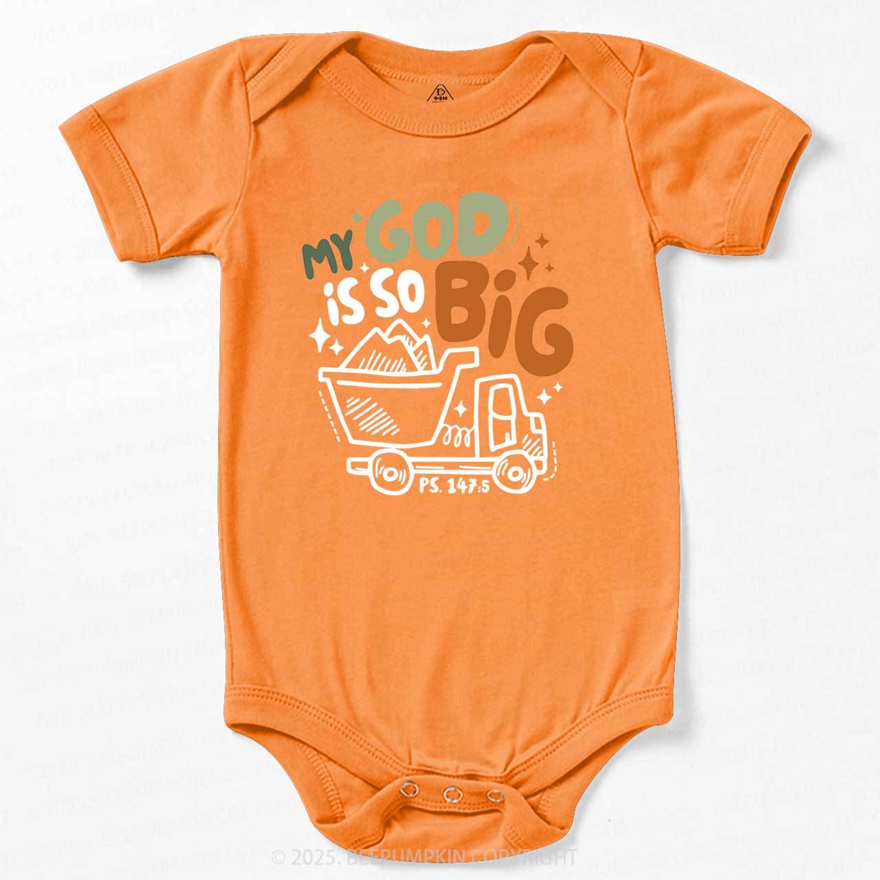 My God Is So Big Bodysuit Beepumpkin