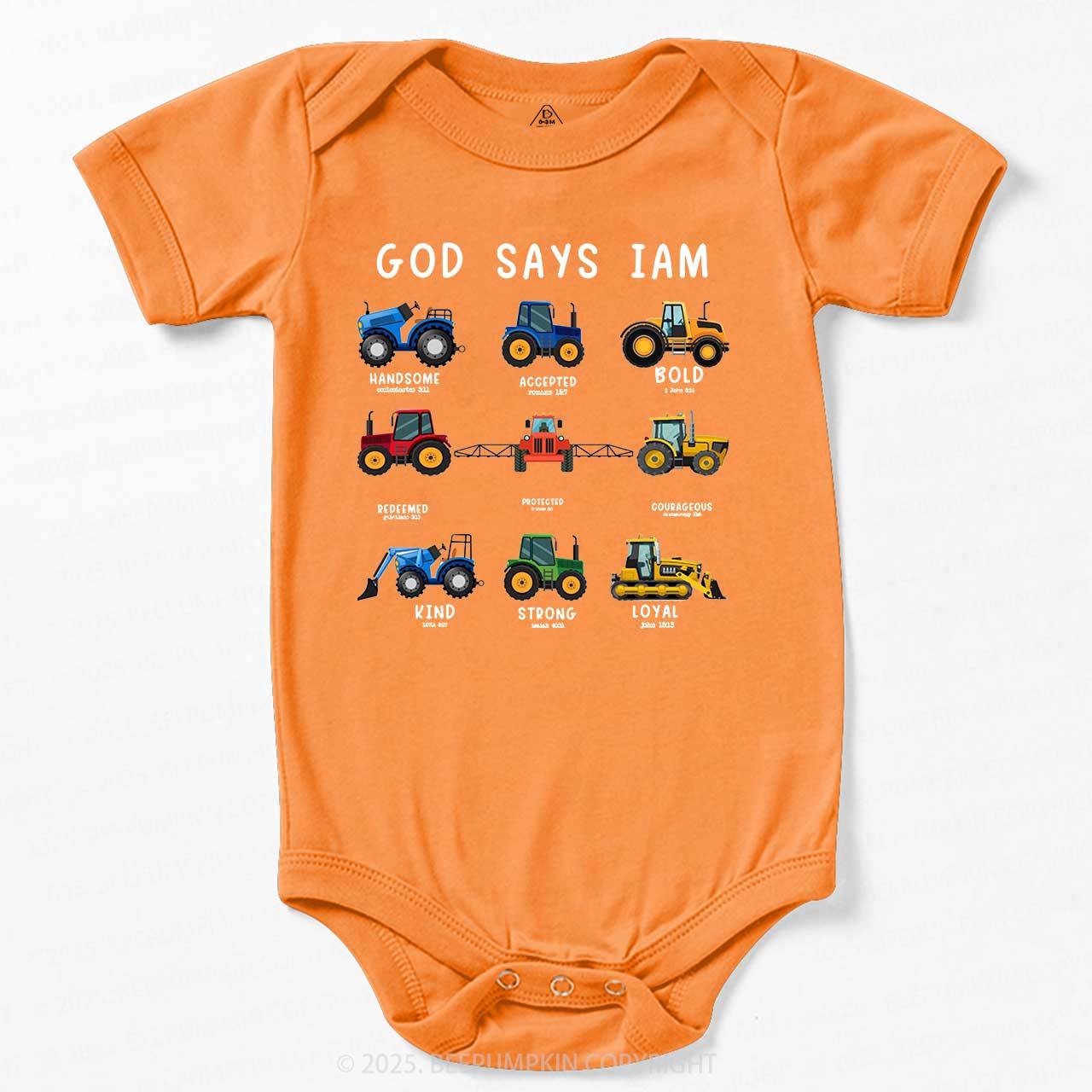 Good Says I am Bodysuit Beepumpkin