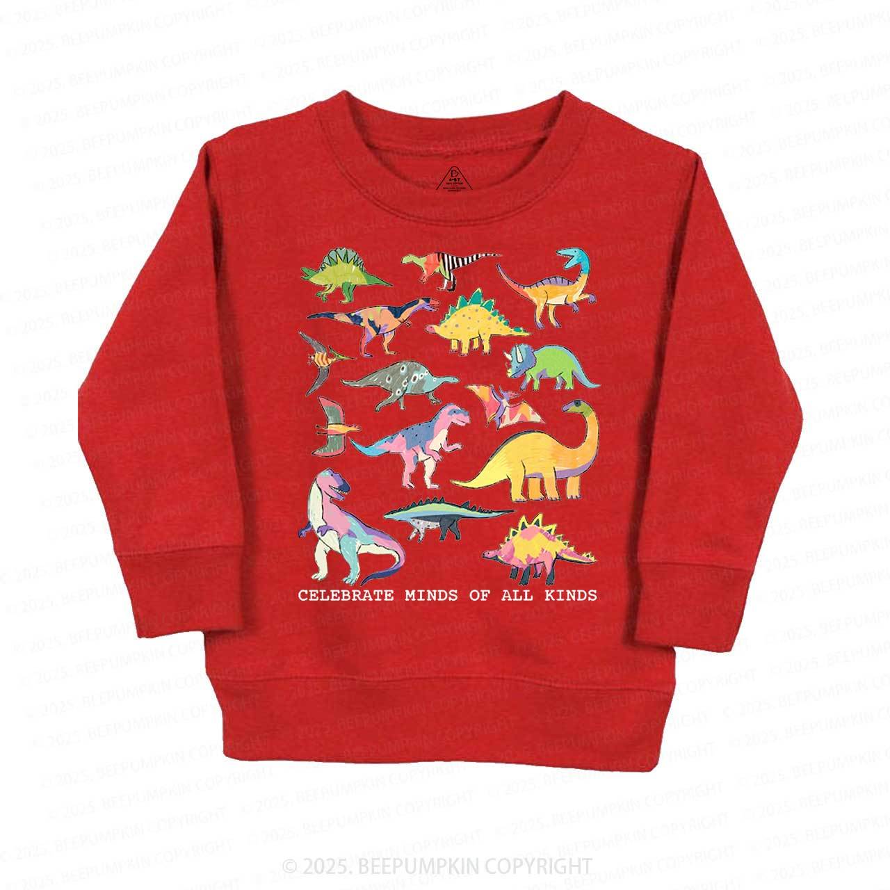 Celebrate Minds Of All Kinds Kid's Sweatshirt