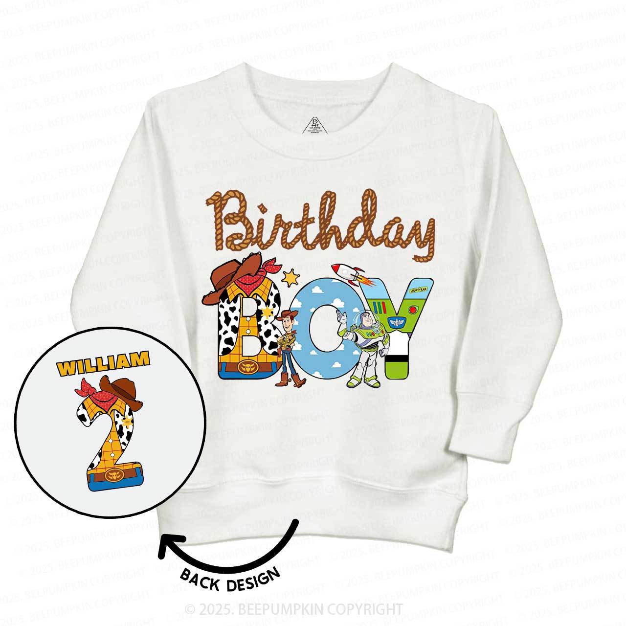 Personalized Birthday Kid's Sweatshirt