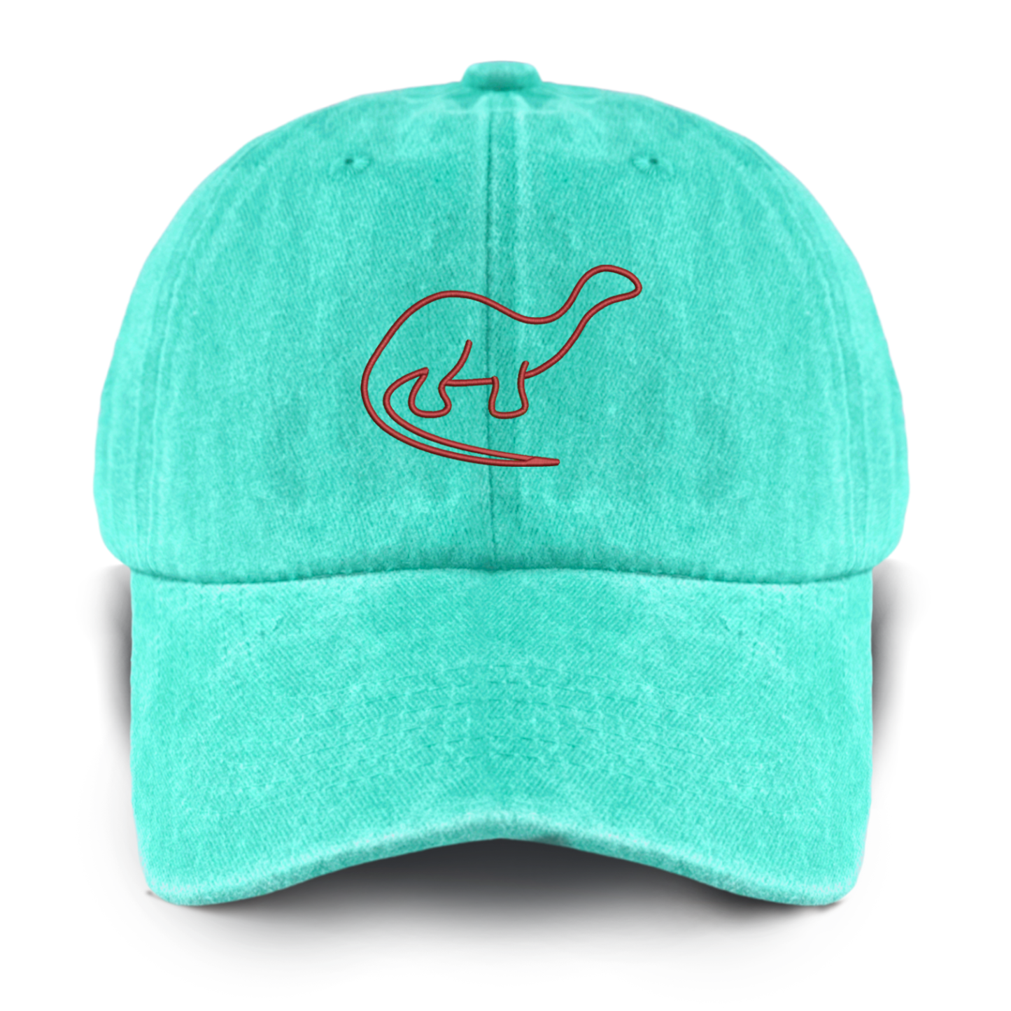 Personalized 17 Types Of Dinosaurs Washed Baseball Cap For Kids