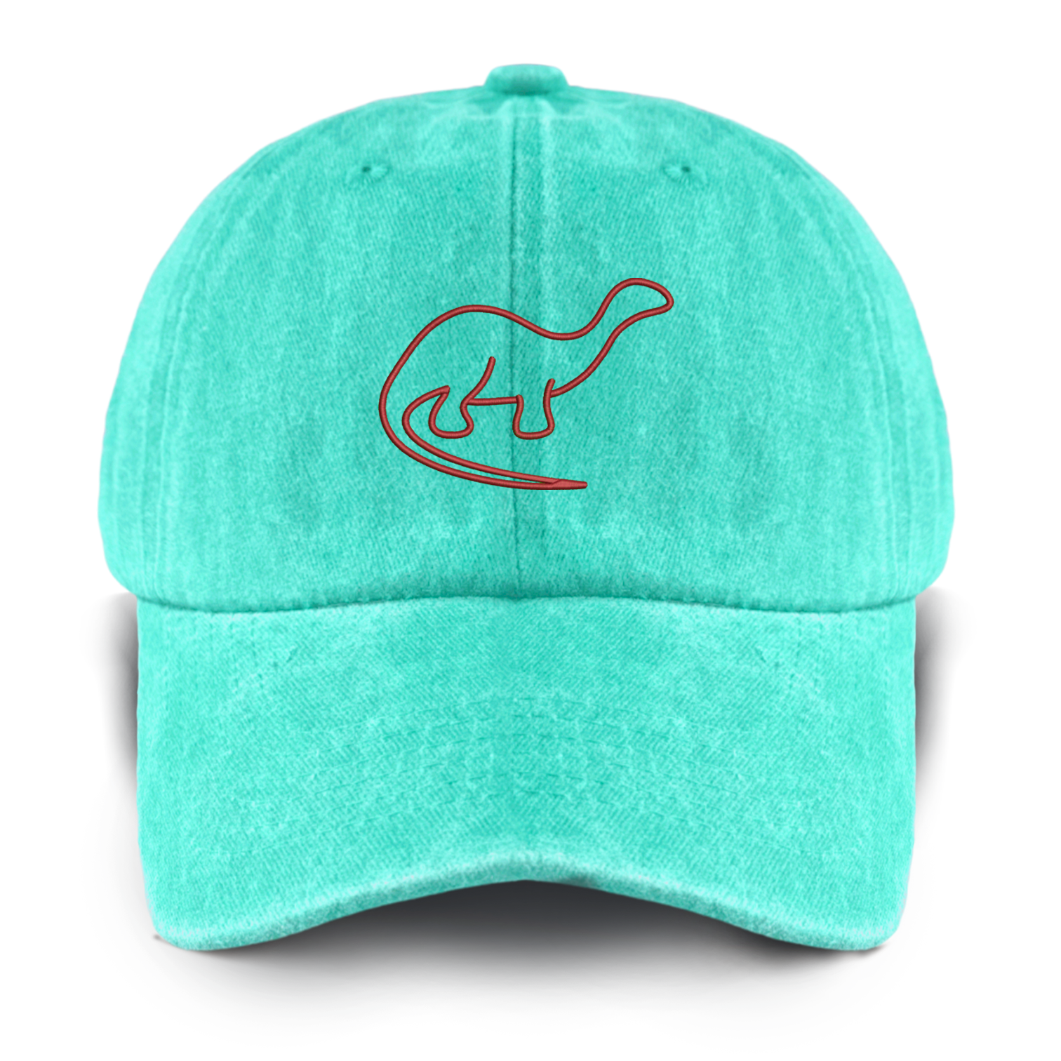 Personalized 17 Types Of Dinosaurs Washed Baseball Cap For Kids
