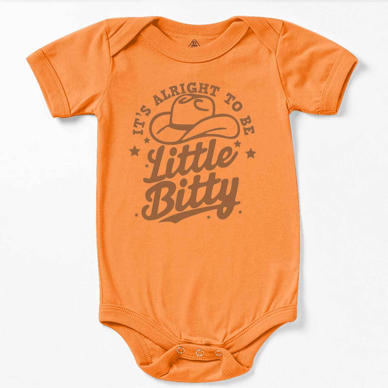 It's Alright To Be Little Bitty Bodysuit Beepumpkin