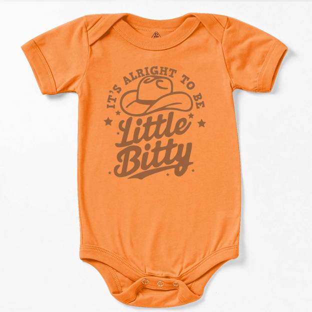 It's Alright To Be Little Bitty Bodysuit Beepumpkin