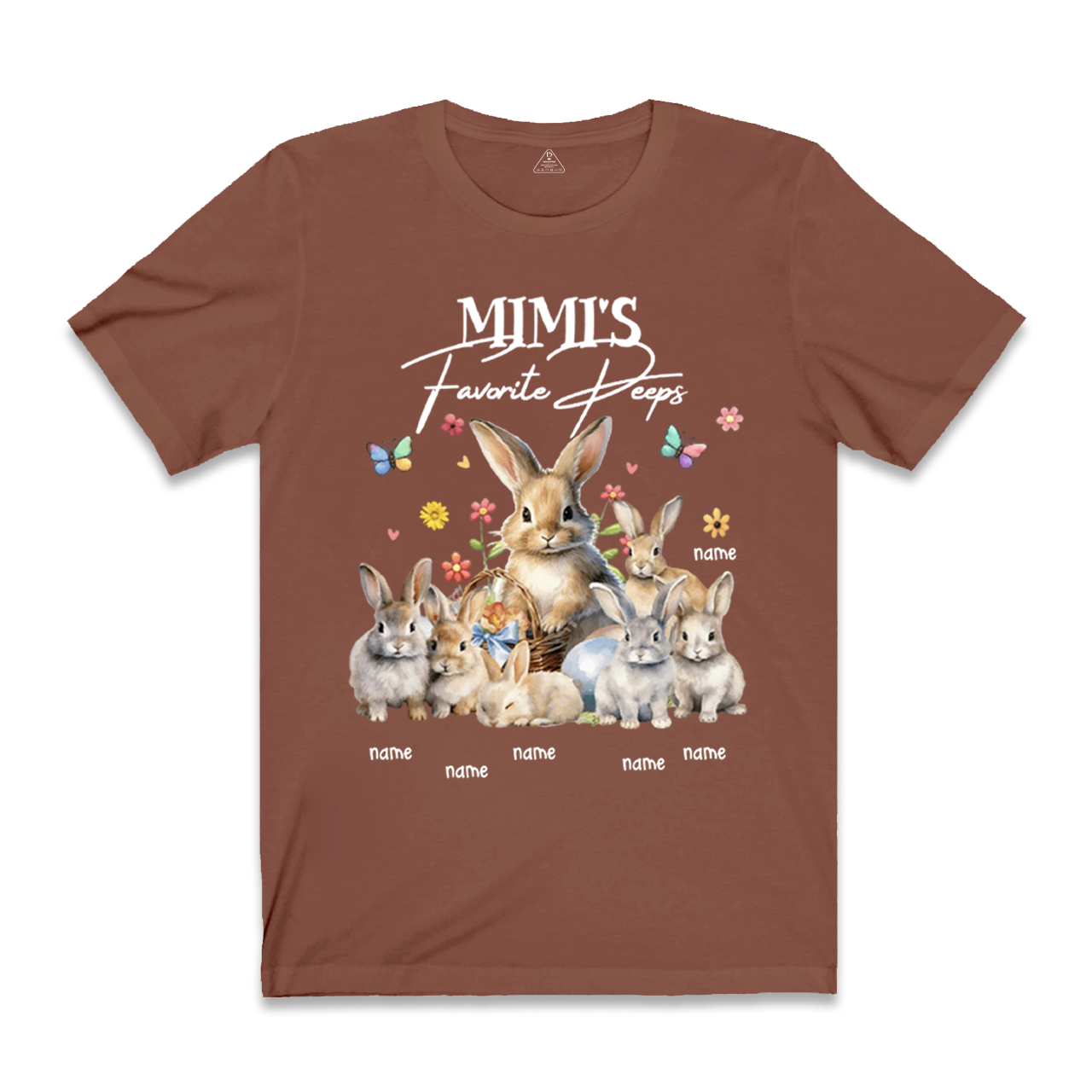 Personalized Favorite Rabbit Easter Day Mama/Grandma Shirt 