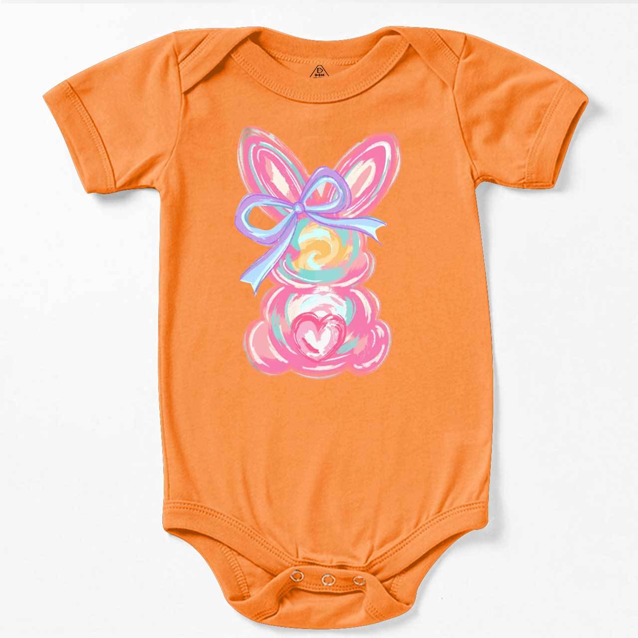 Brushstroke Bunny Easter Bodysuit Beepumpkin