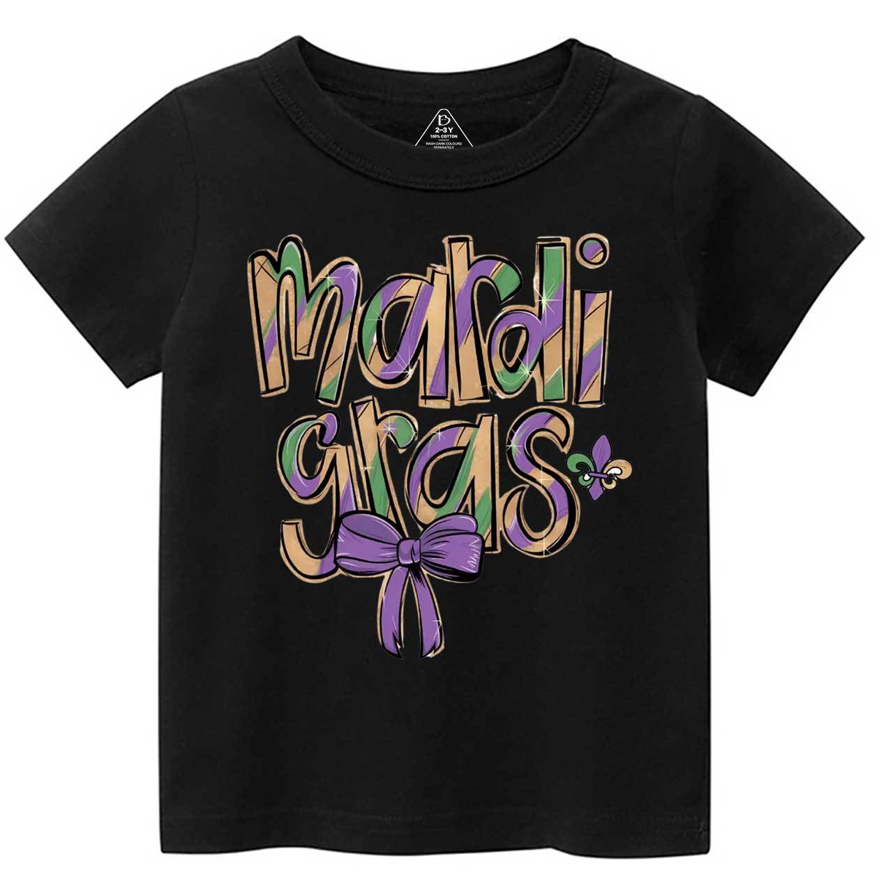 Mardi Gras Toddler&Kid's Tees Beepumpkin