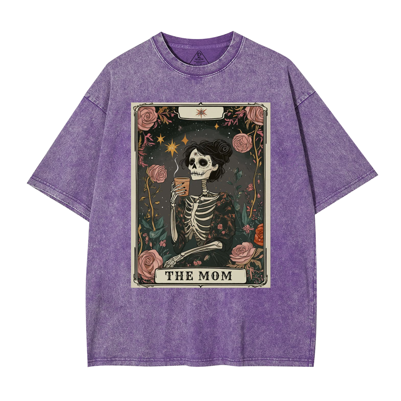 The Mom Tarot Card Washed T-Shirts