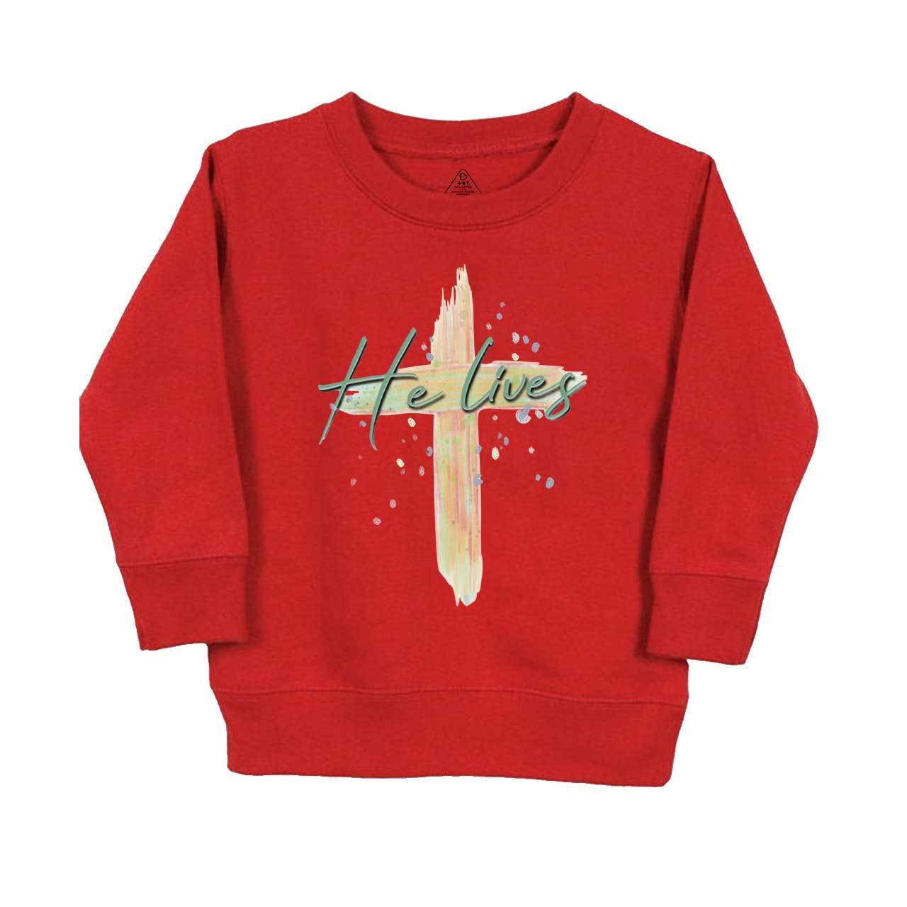 He Lives Natural Kid's Sweatshirt