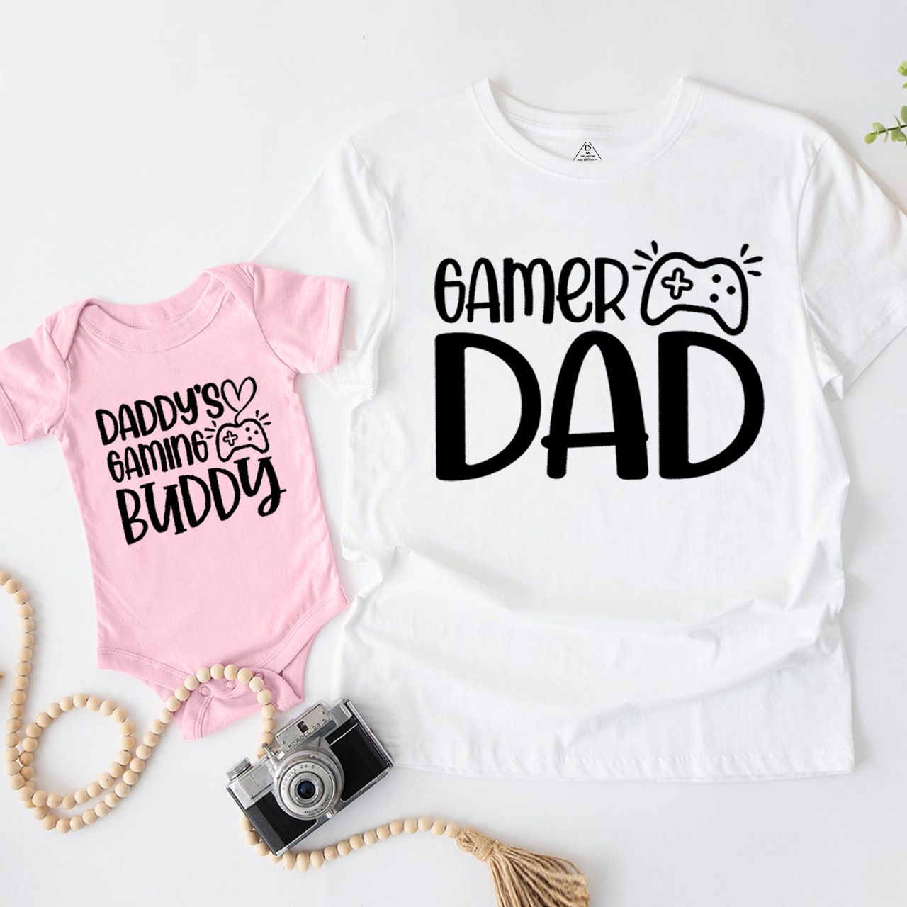 Gamer Dad & Daddy's Gaming Buddy Matching Shirts