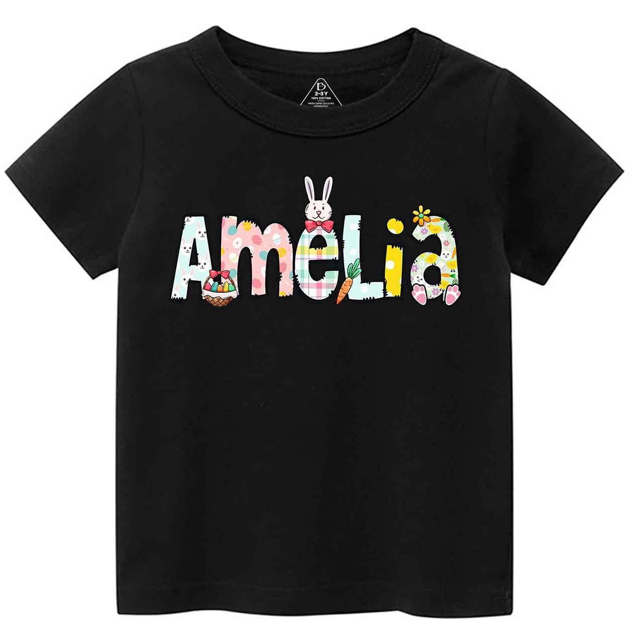 Personalized Easter Alphabet Name Toddler&Kid's Tees Beepumpkin