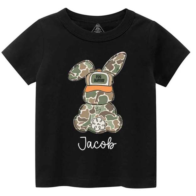 Egg Hunter Bunny Toddler&Kid's Tees Beepumpkin