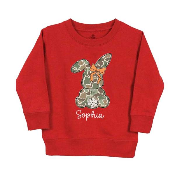 Egg Hunter Bunny Kid's Sweatshirt