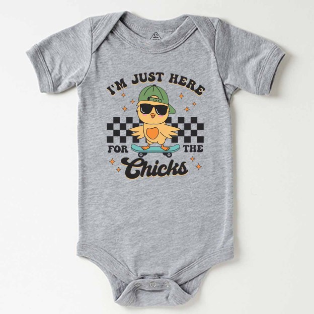 I’m Just Here for the Chicks Bodysuit Beepumpkin