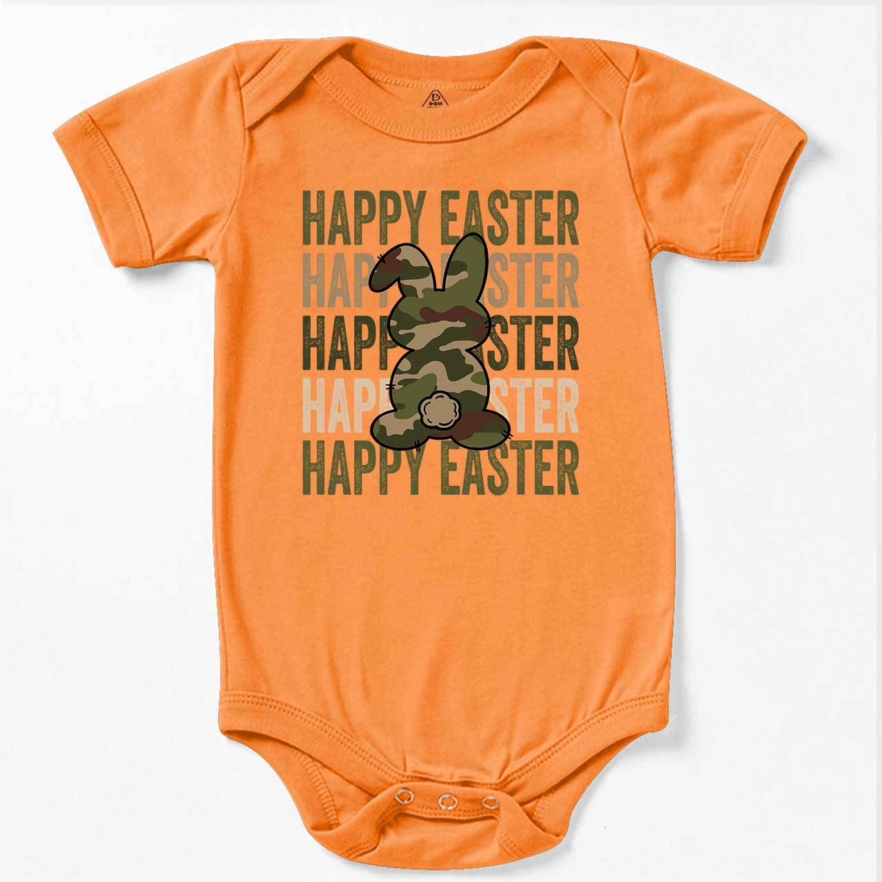 Easter Camouflage Happy Bunny Bodysuit Beepumpkin