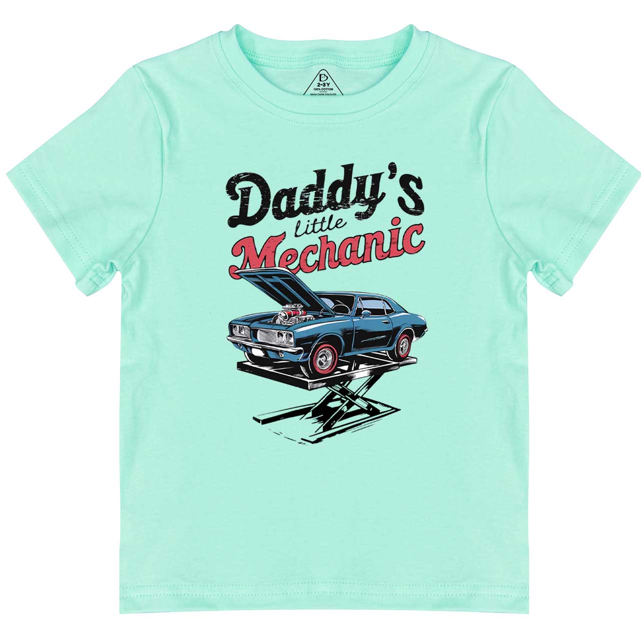 Daddy's Little Mechanic Toddler&Kid's Tees Beepumpkin