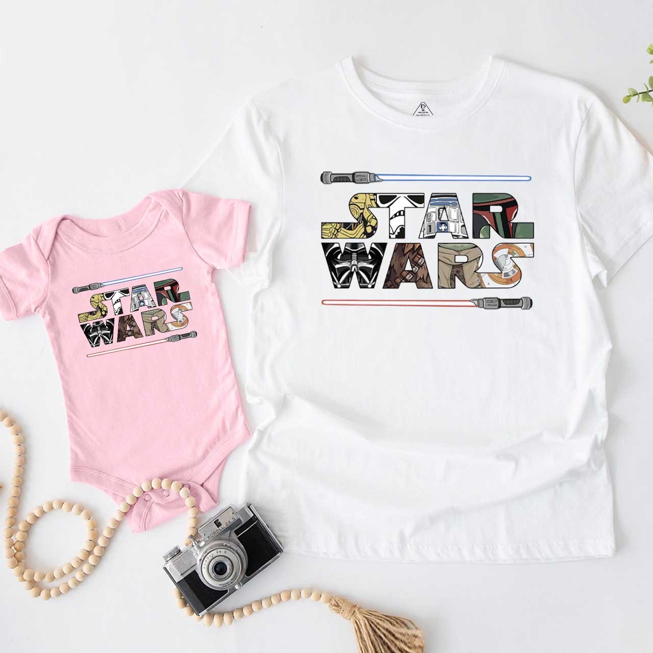 SW Two Sided Dad&Me Matching Shirts