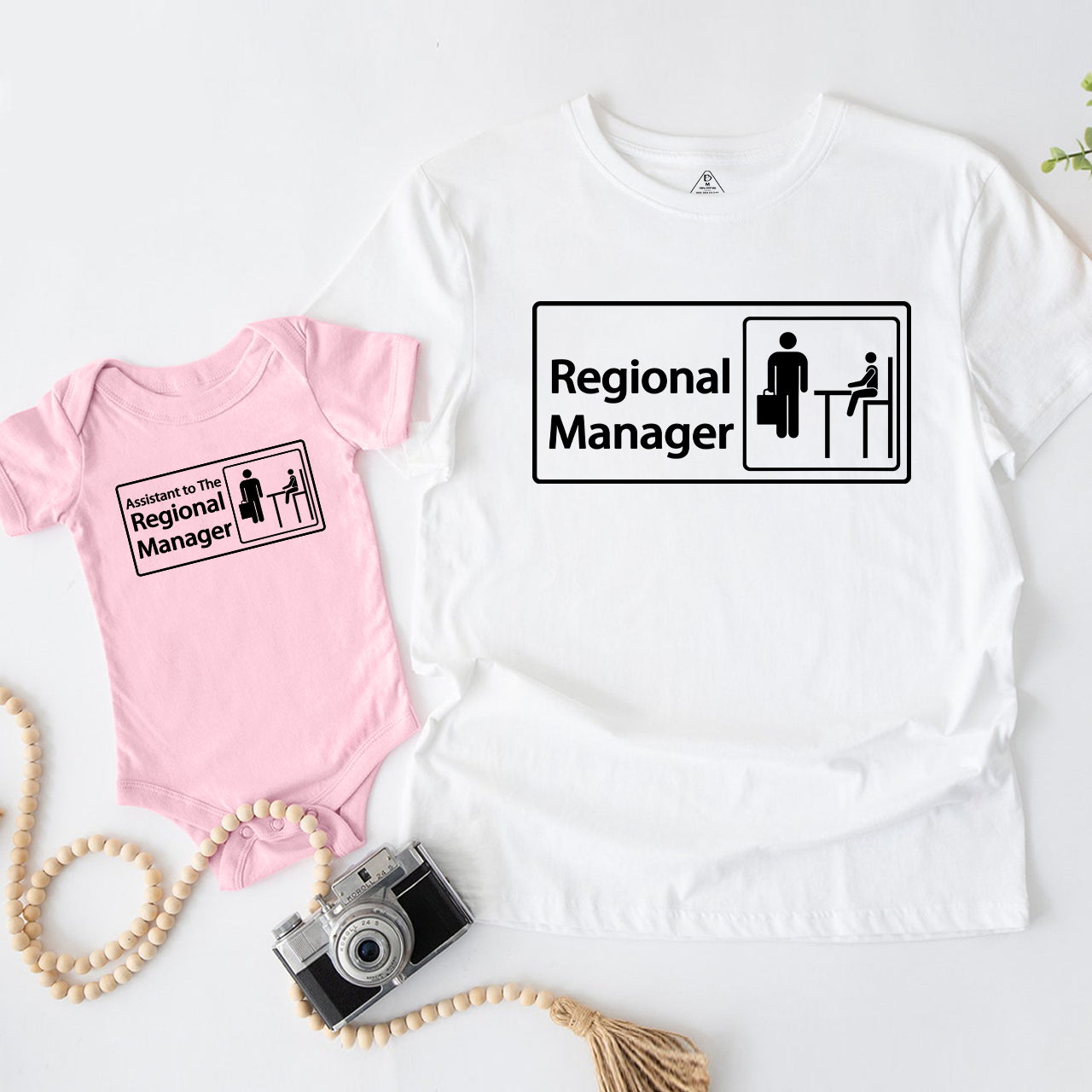 Assistant to The Regional Manager Dad And Son Matching Shirts