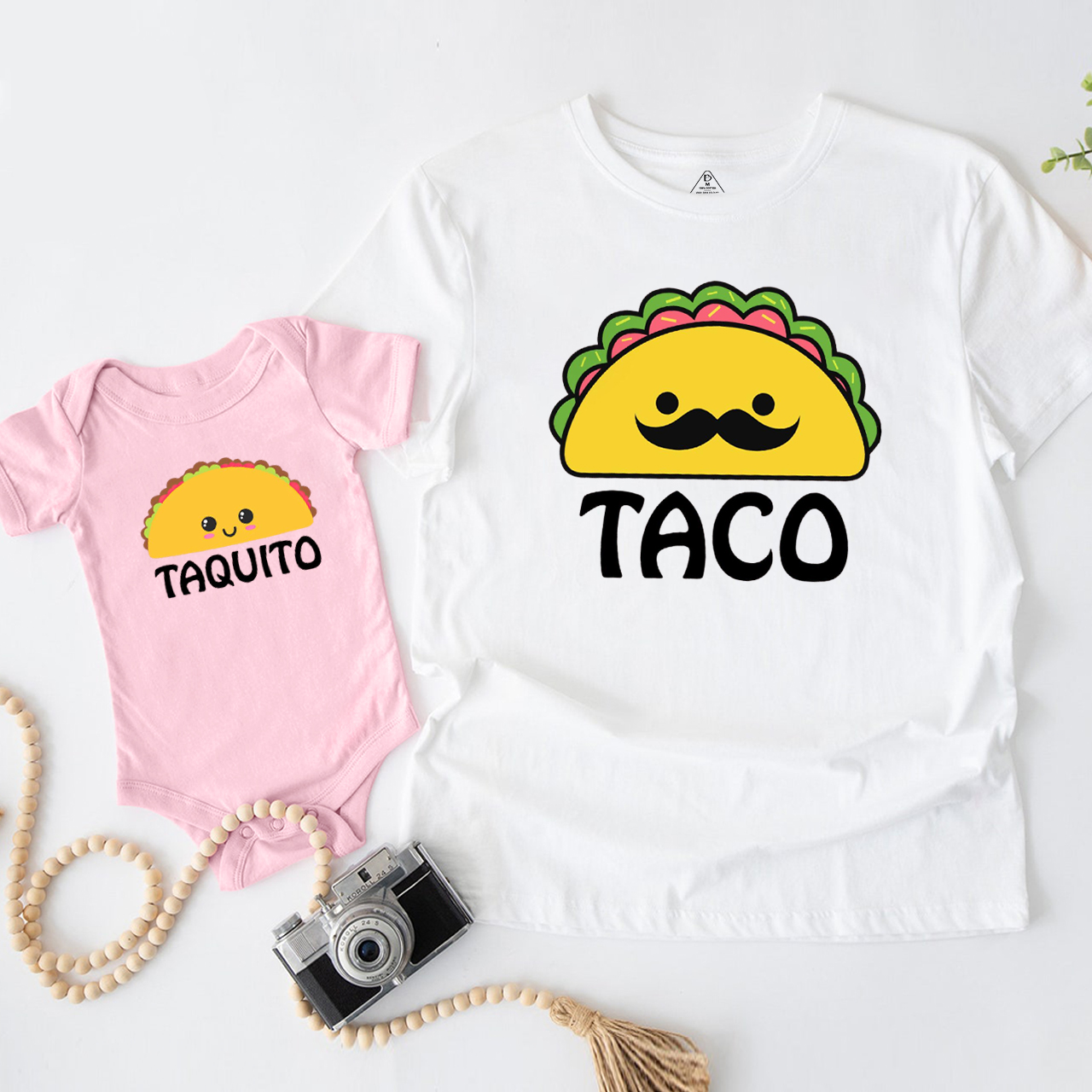 Taco And Taquito Dad&Me Matching Shirts