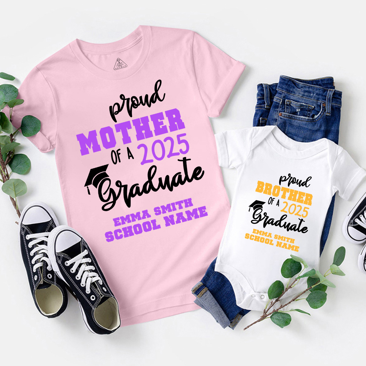 Personalized Proud Of 2025 Graduate Family Shirt