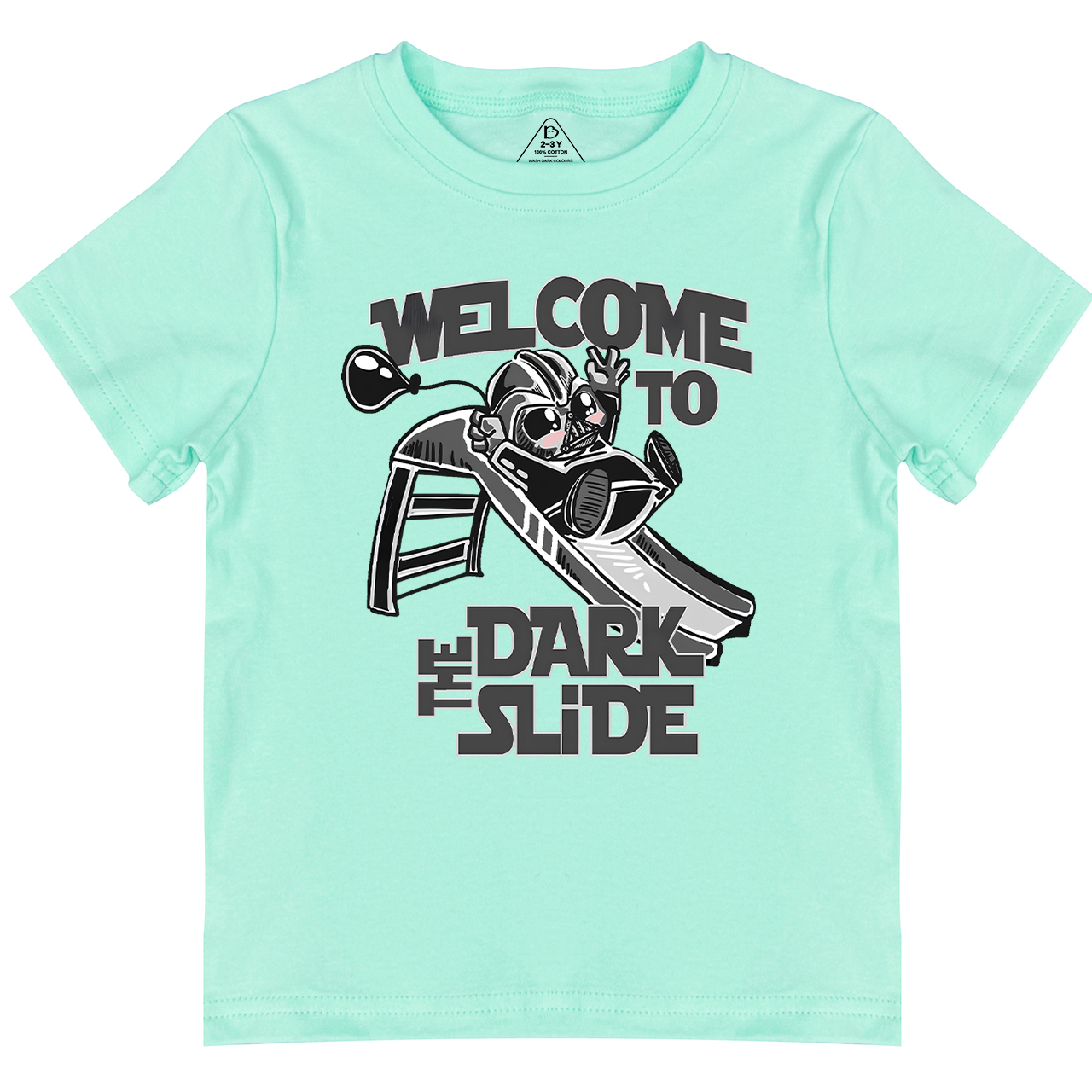 Welcome To The Dark Slide Toddler&Kid's Tees Beepumpkin