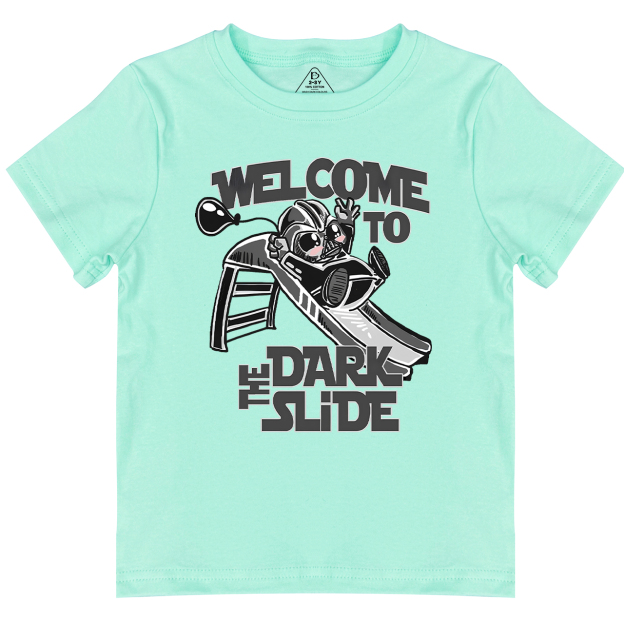 Welcome To The Dark Slide Toddler&Kid's Tees Beepumpkin