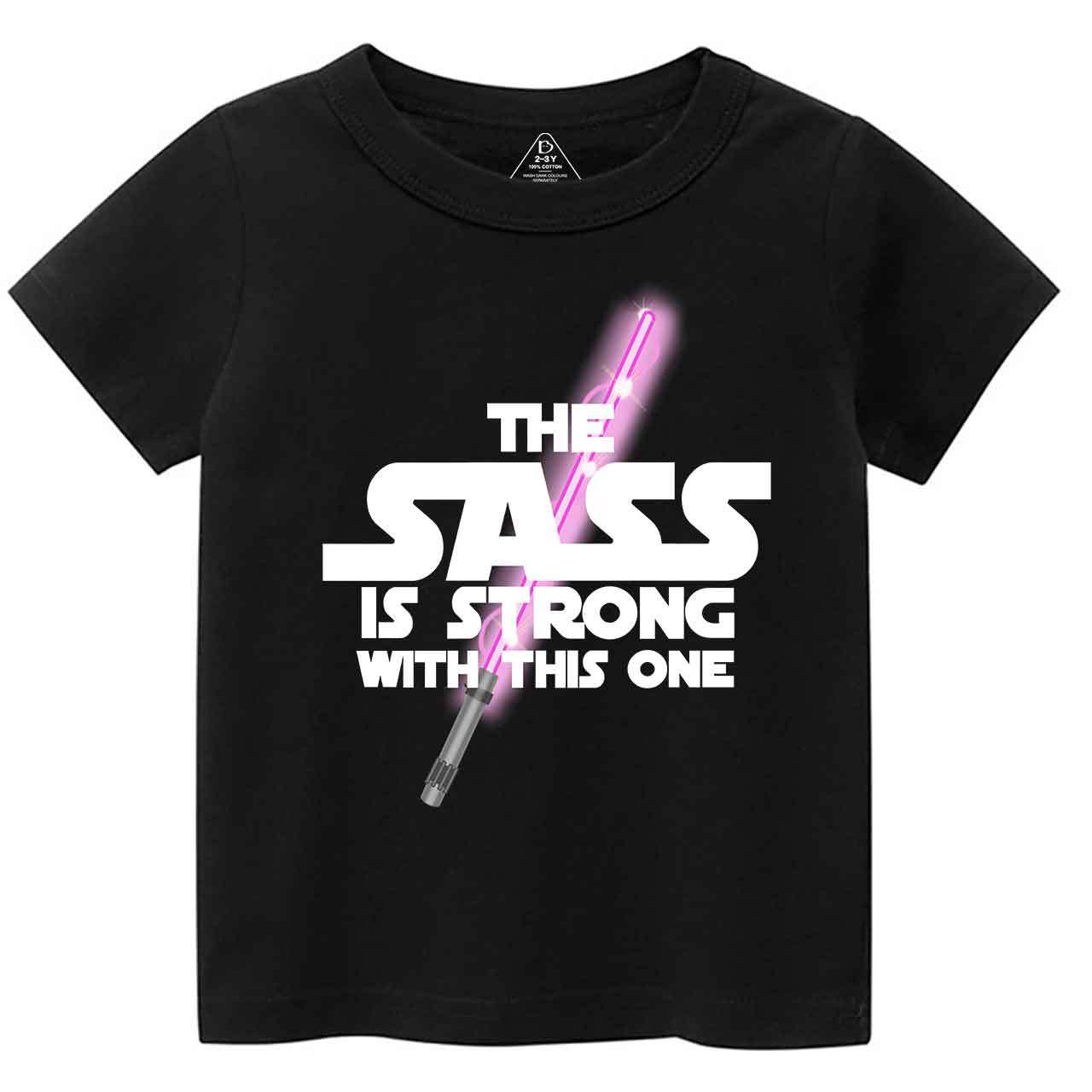 The Sass Is Strong With This One Toddler&Kid's Tees Beepumpkin 7