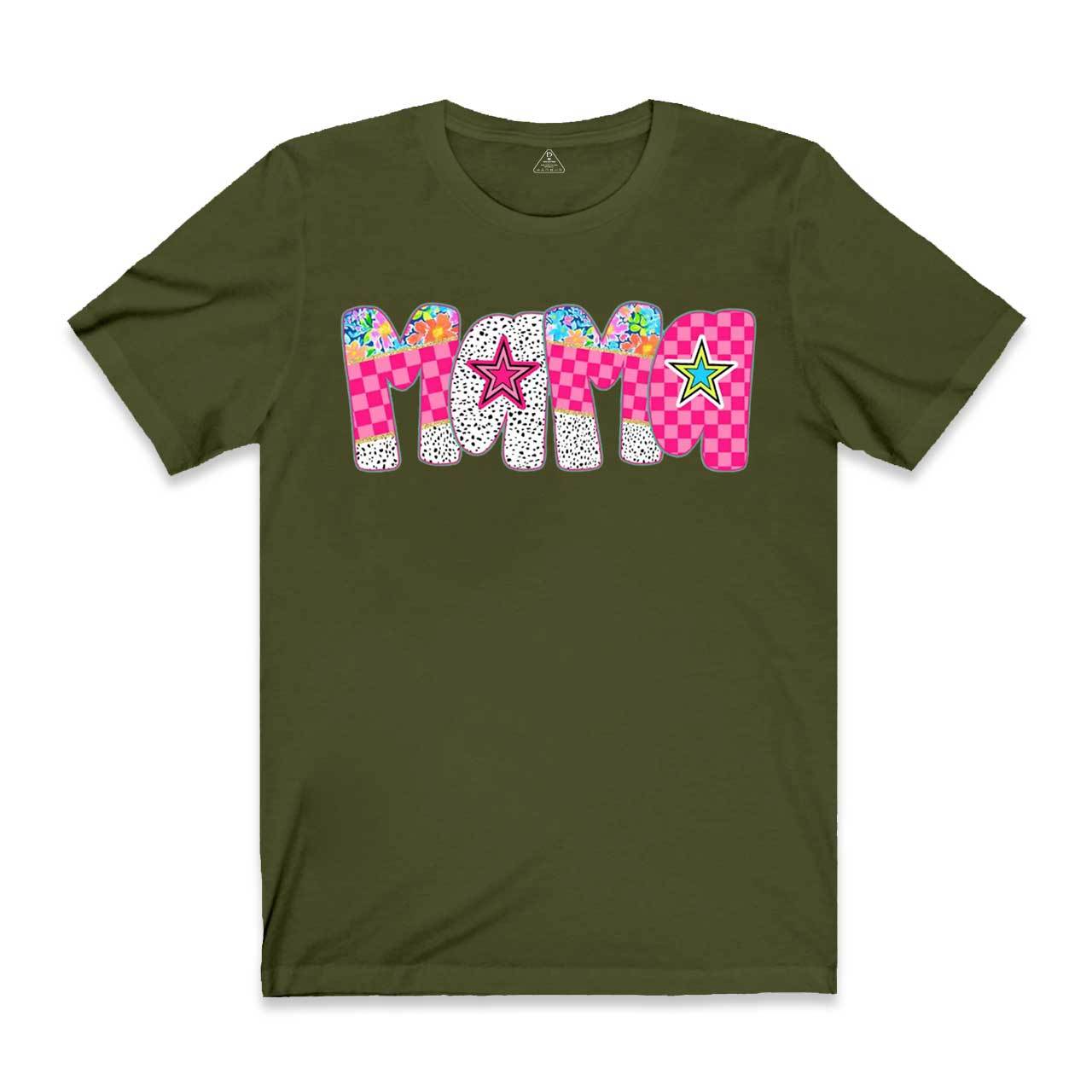 Vibrant And Playful Mama T-Shirts