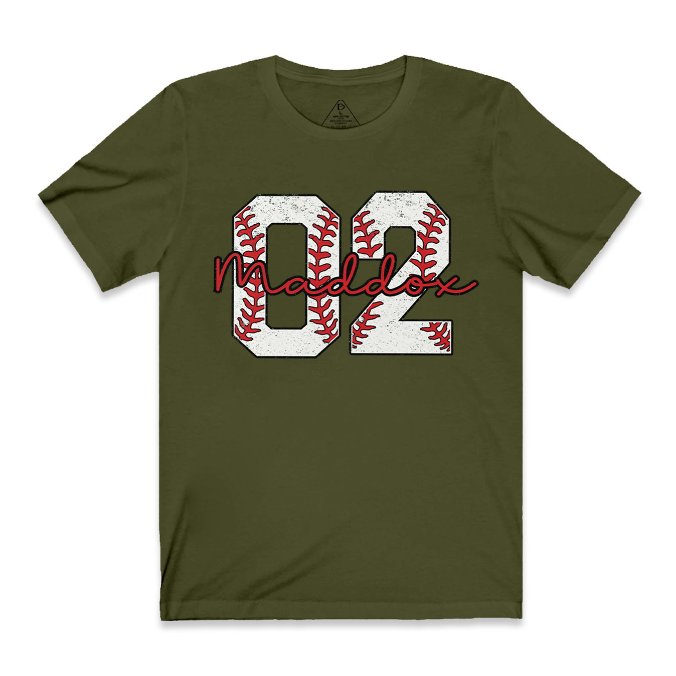 Personalized Baseball Number Mama T-Shirts